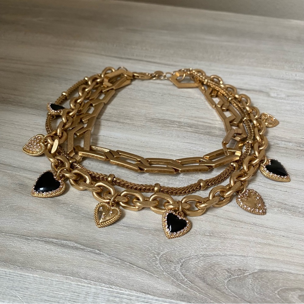 Zara Necklace with Hearts